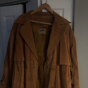 International Male Brown Suede Coat